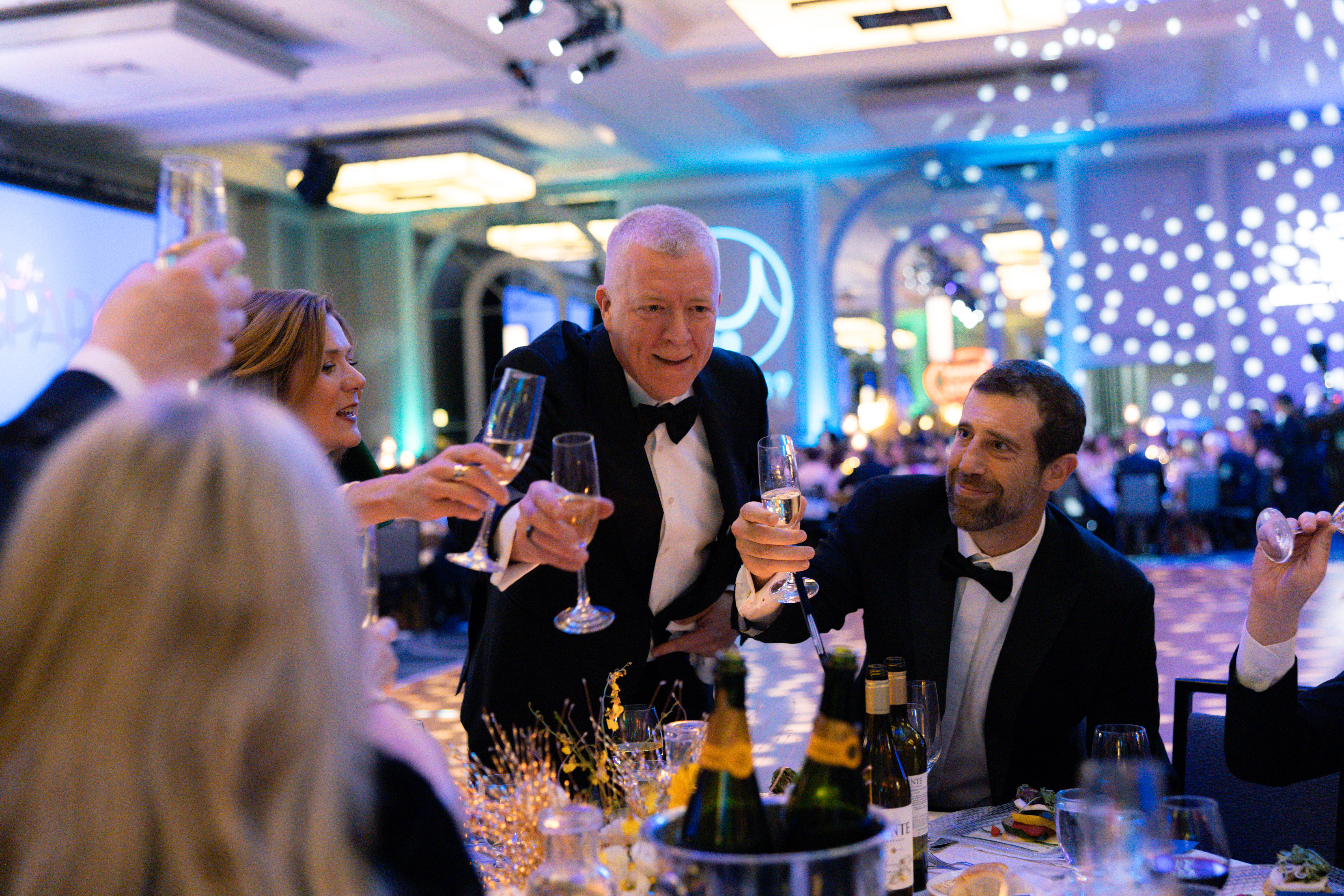 Jen Beeson, Gerald Beeson, and Justin Ishbia